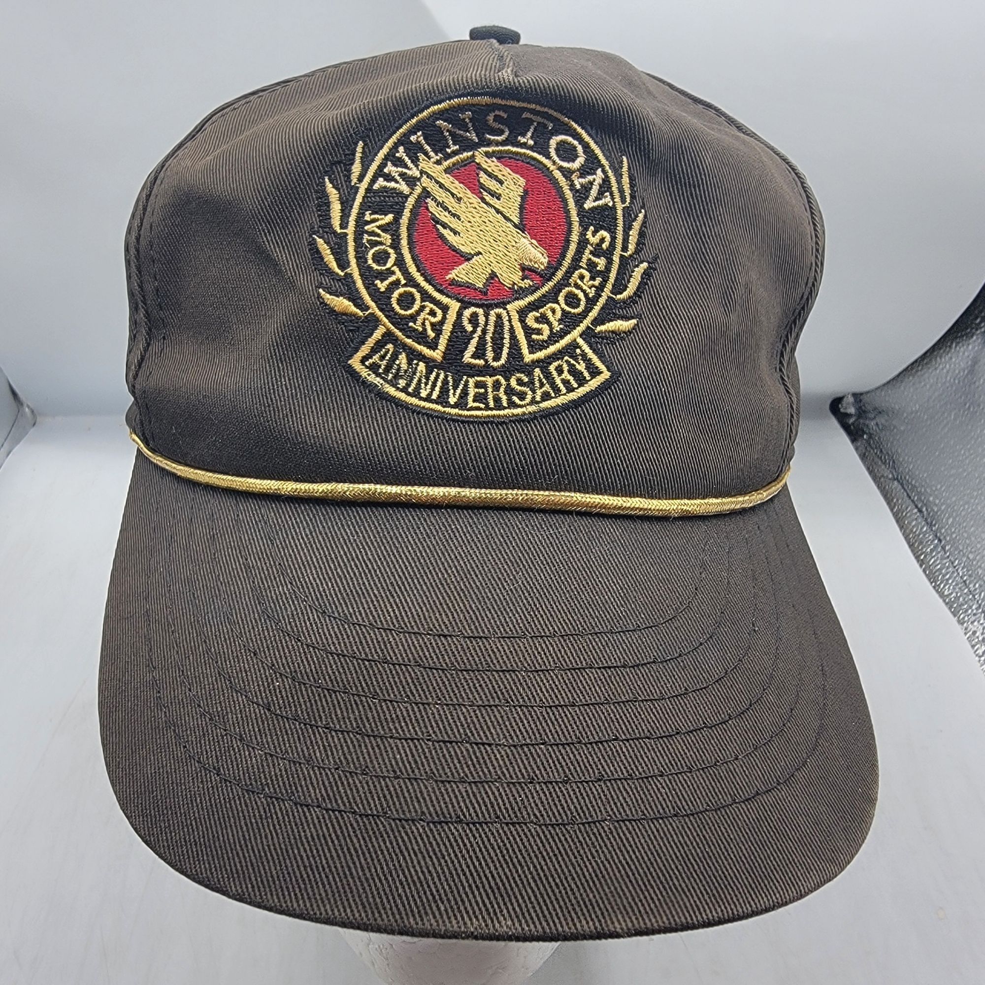 Vintage Winston Motor Sports 20th Anniversary Snapback Hat By Annco Size ONE SIZE - 1 Thumbnail