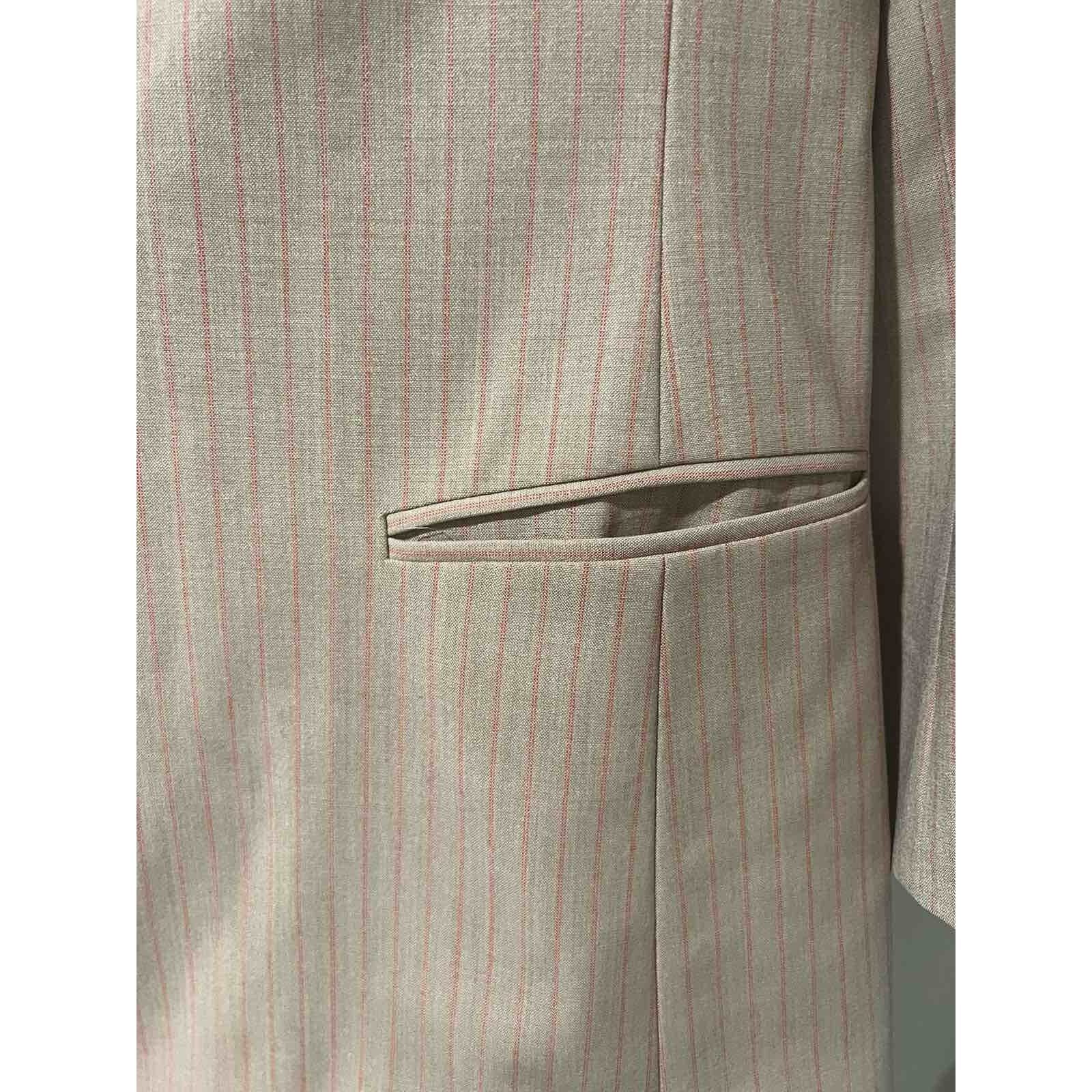 & Other Stories Lafayette 148 New York Tan Wool Suit Jacket Size 16 A001621 Size XL / US 12-14 / IT 48-50 - 10 Thumbnail