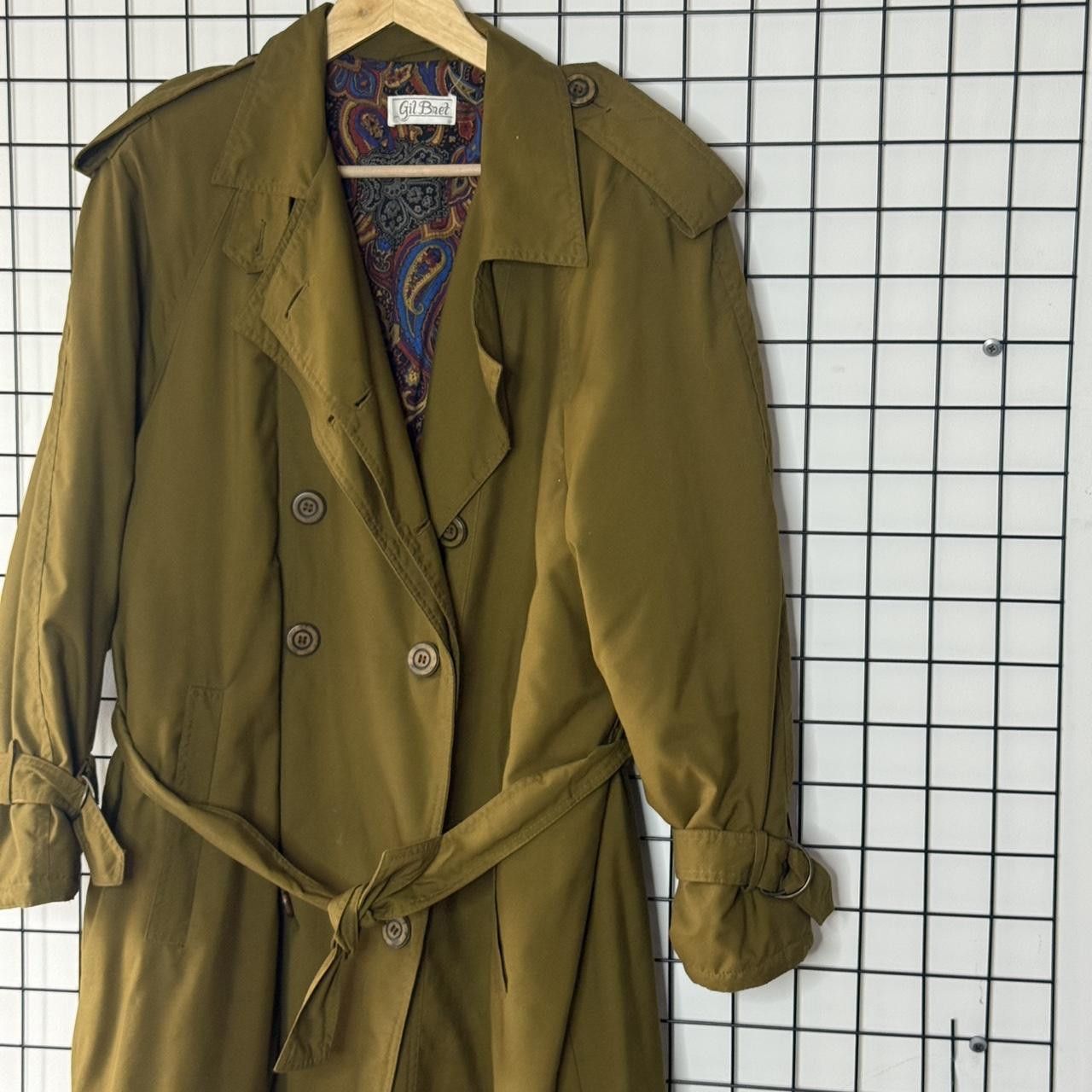 Vintage Trench Coat Brown Mustard Vintage With Wool Lining Retro Size US L / EU 52-54 / 3 - 5 Thumbnail