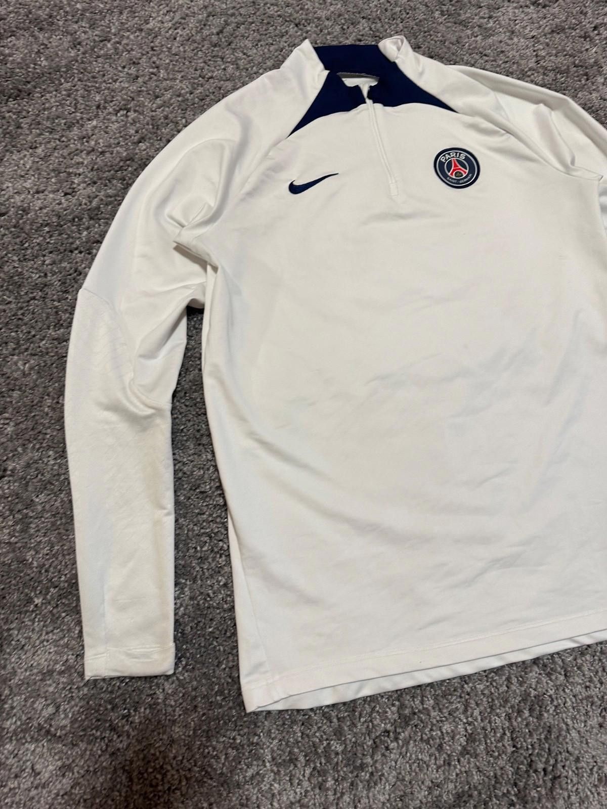 Nike PSG NIKE 2022/2023 FOOTBALL SOCCER TRAINING TRACK TOP SIZE M Size US M / EU 48-50 / 2 - 2 Thumbnail