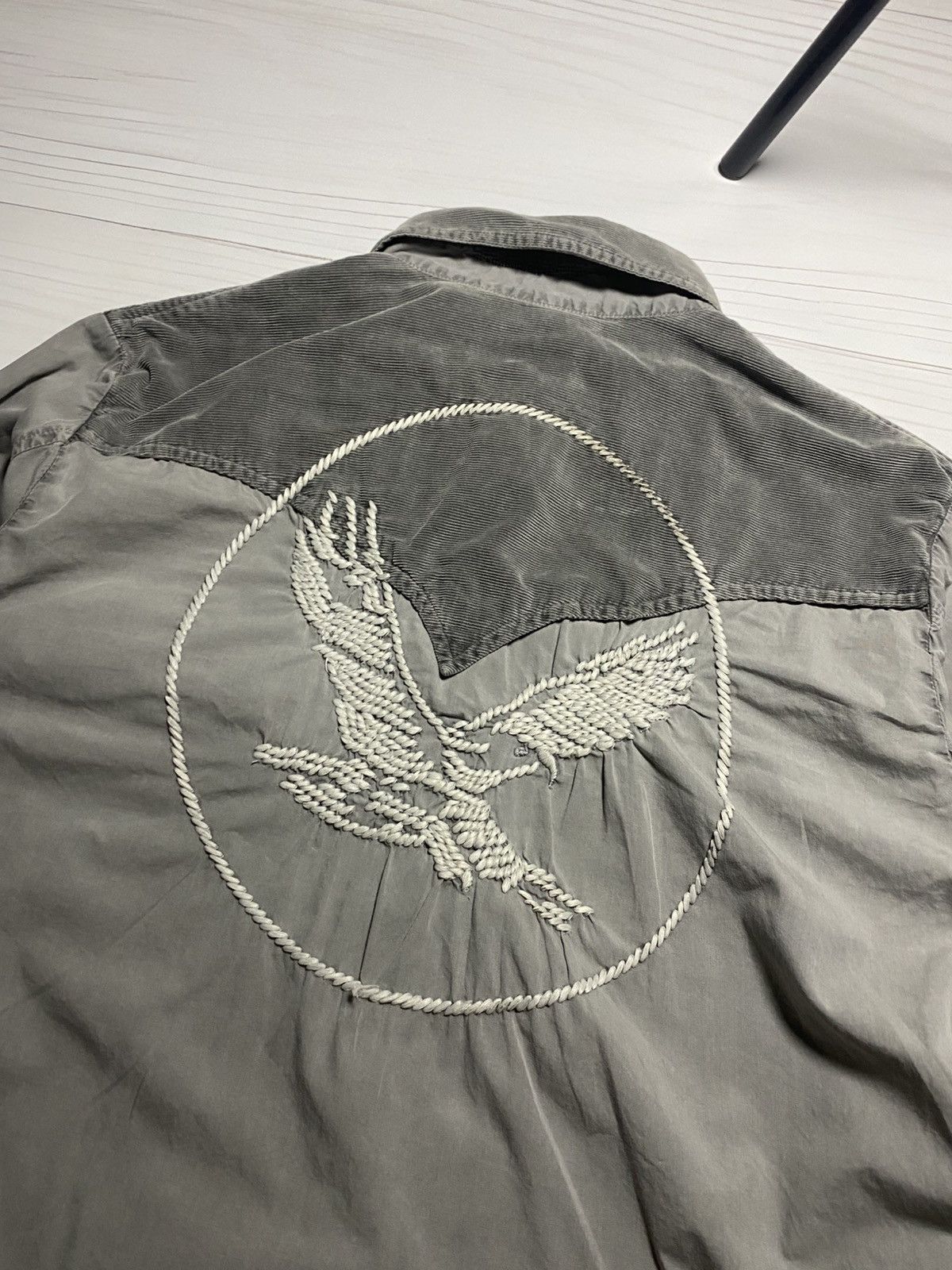 Diesel × Japanese Brand × Vintage Vintage Diesel Snow Eagle Big logo y2k button up t shirt Size US L / EU 52-54 / 3 - 13 Thumbnail