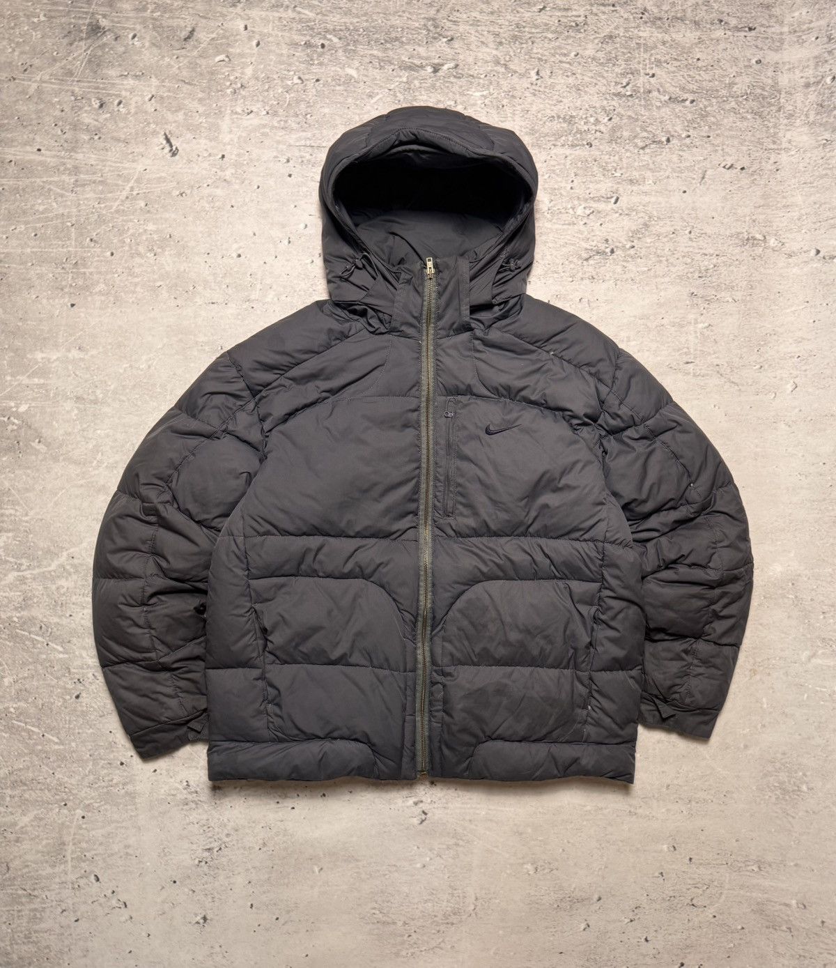 Nike × Nike ACG NIKE PUFFER DOWN BASIC LOGO OVERSIZE NYLON JACKET Size US XL / EU 56 / 4 - 1 Thumbnail