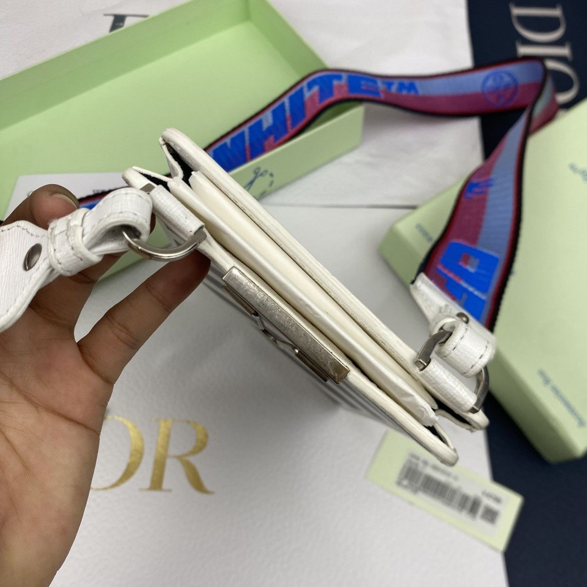 Off-White Off White Virgil Abloh Logo Crossbody Shoulder IPHONE Bag Size ONE SIZE - 14 Thumbnail