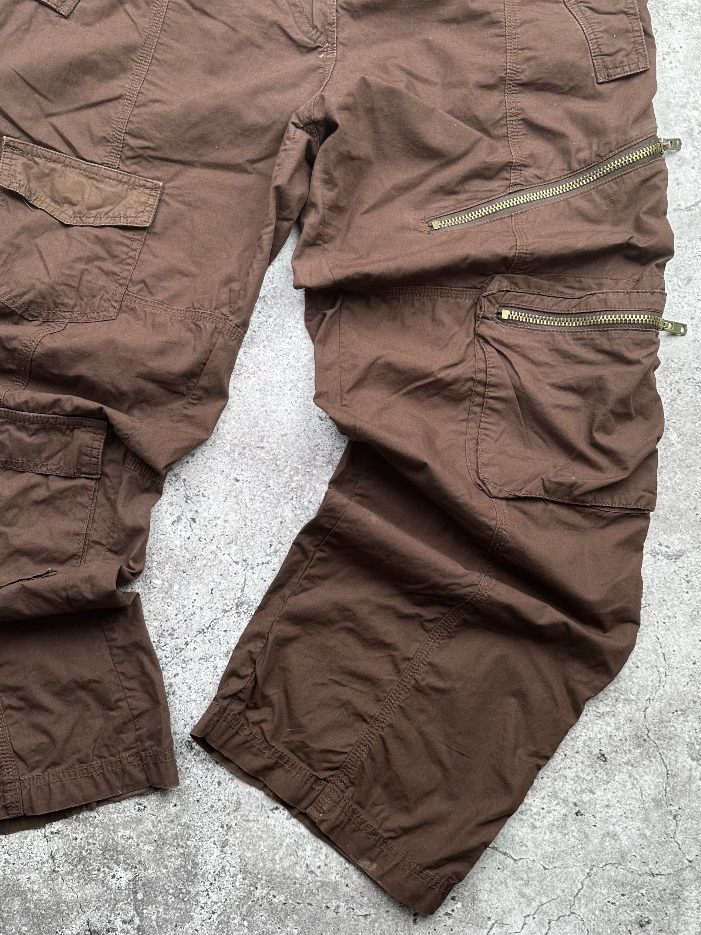 Japanese Brand Vintage Cargo Zipped Pants C421(V469)(E8) Size US 38 / EU 54 - 4 Thumbnail