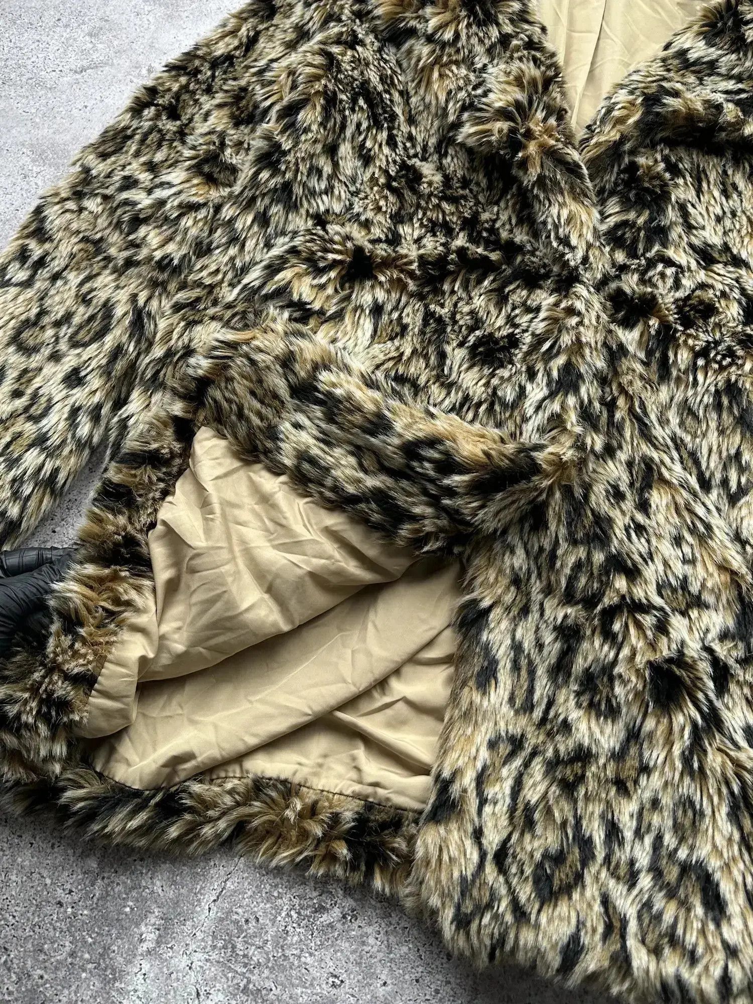 Japanese Brand Vintage Faux Fur Coat C54(V214) Size M / US 6-8 / IT 42-44 - 4 Thumbnail