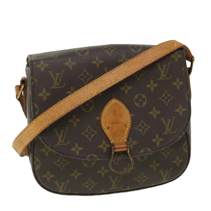 Louis Vuitton Monogram Saint Cloud GM Shoulder Bag Brown M51242