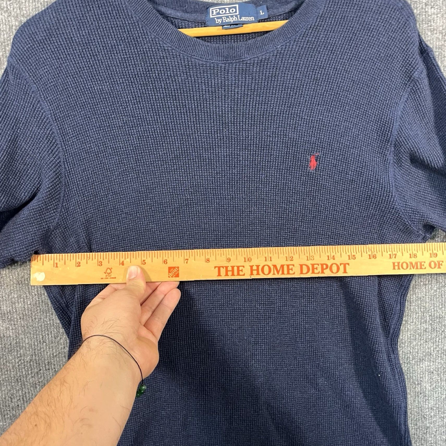 Polo Ralph Lauren Polo Ralph Lauren Mens T-Shirt Crewneck Navy Logo Embroidered Short Sleeve Large Vtg Size US L / EU 52-54 / 3 - 3 Thumbnail