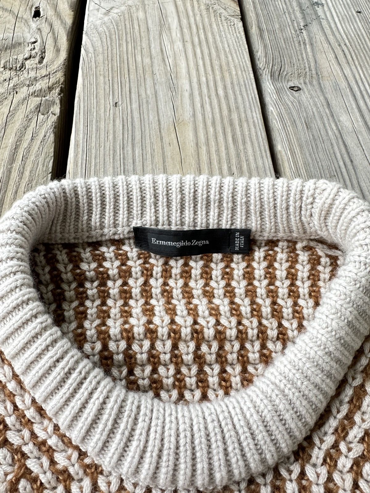 Ermenegildo Zegna Zegna Cashmere Silk Sweater Knit Size US S / EU 44-46 / 1 - 5 Thumbnail
