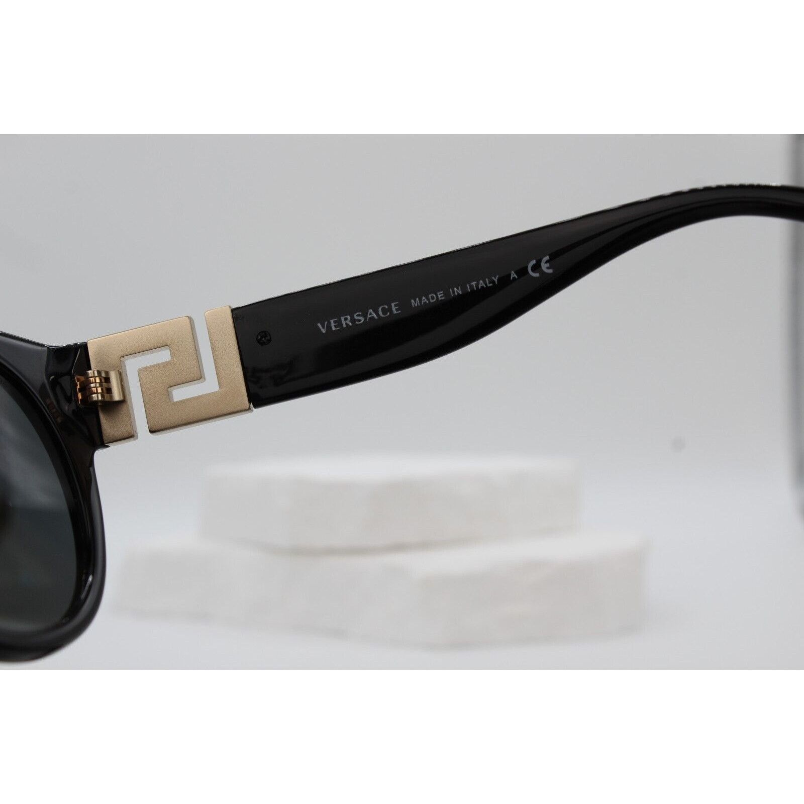 Versace Versace VE4333-A GB1/B7 Sunglasses - Black/Gold Size ONE SIZE - 4 Thumbnail