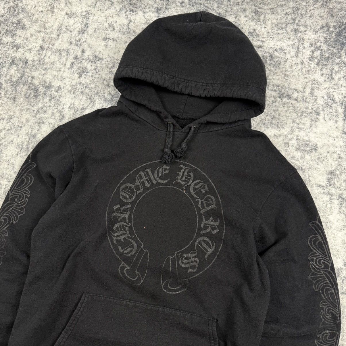Chrome Hearts Chrome Hearts x Matty Boy Horseshoe Floral ‘Black’ Hoodie Size US M / EU 48-50 / 2 - 2 Thumbnail