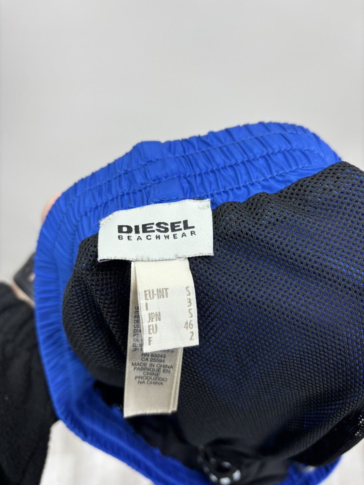 Diesel Womens beachwear shorts Diesel Size S Color Blue Size 25" / US 0 / IT 36 - 6 Thumbnail