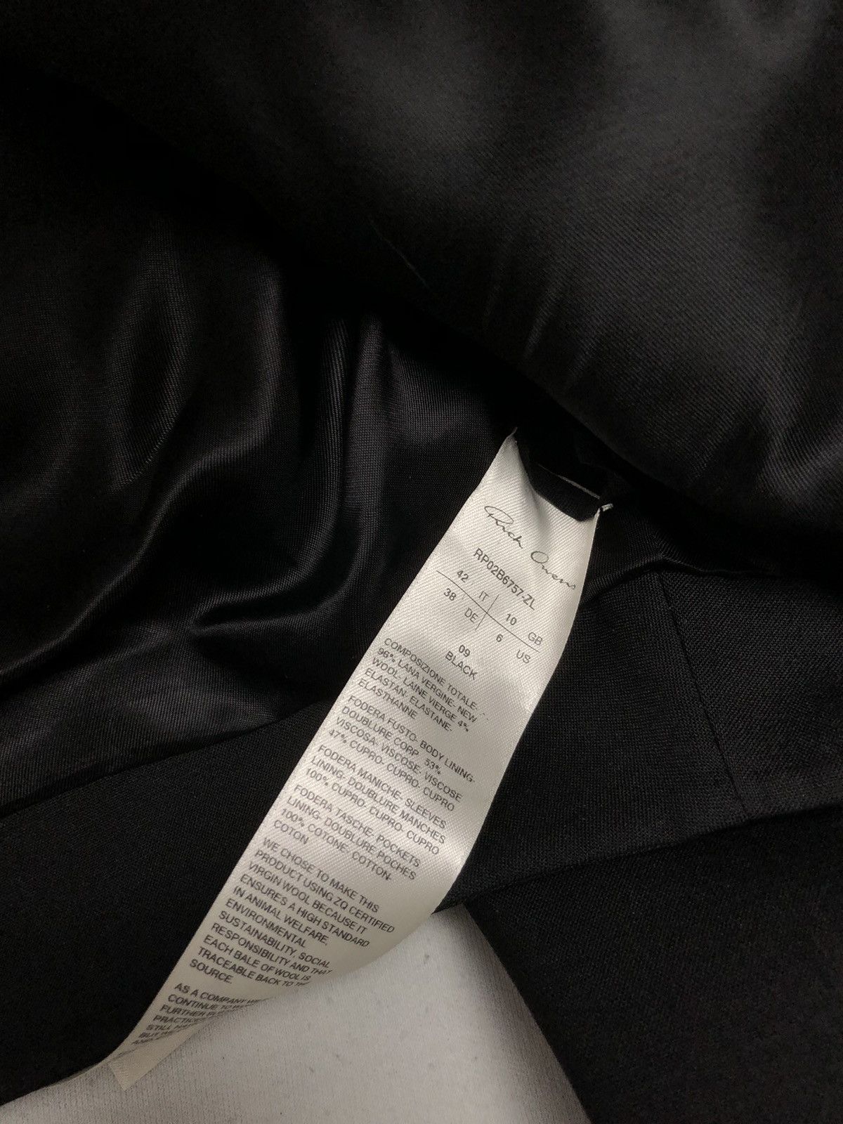Rick Owens Rick Owens Micro Tatlin Tecuatl S/S20 Size US S / EU 44-46 / 1 - 4 Thumbnail