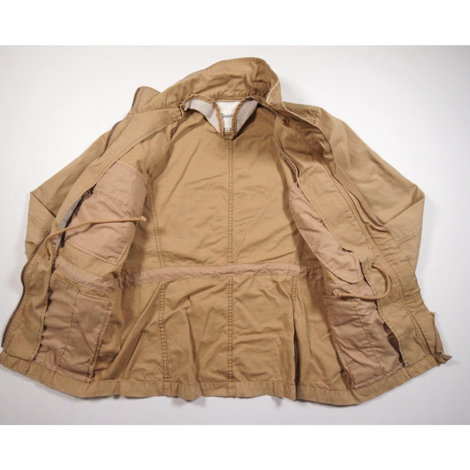Madewell VINTAGE Madewell Jacket Women’s Medium Cotton Outdoor Casual Military Zip Down Fall Spring SummerWinter Size M / US 6-8 / IT 42-44 - 5 Thumbnail