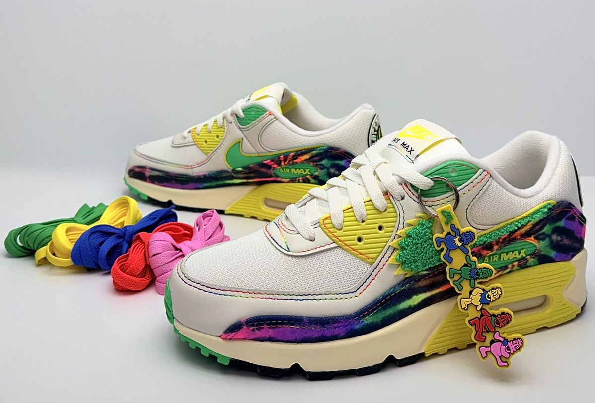 Nike Nike Air Max 90 University of Oregon x Grateful Dead Size US 10.5 / EU 43-44 - 1 Thumbnail