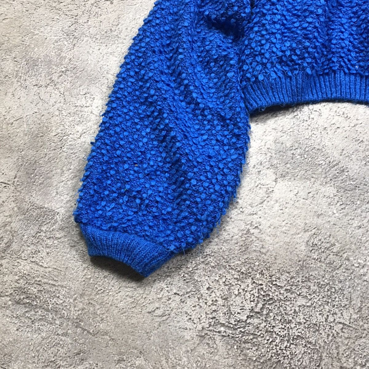 Vintage Vintage Y2K Oversized Abstract Knit Sweater Streetwear Blue Size M / US 6-8 / IT 42-44 - 5 Thumbnail