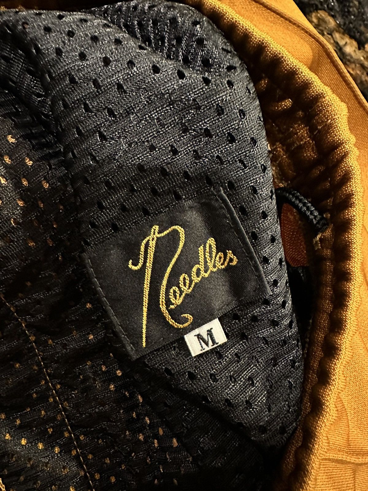 Needles Needles Yellow Gold / Purple Poly Smooth Narrow Track Pants Size US 32 / EU 48 - 8 Thumbnail