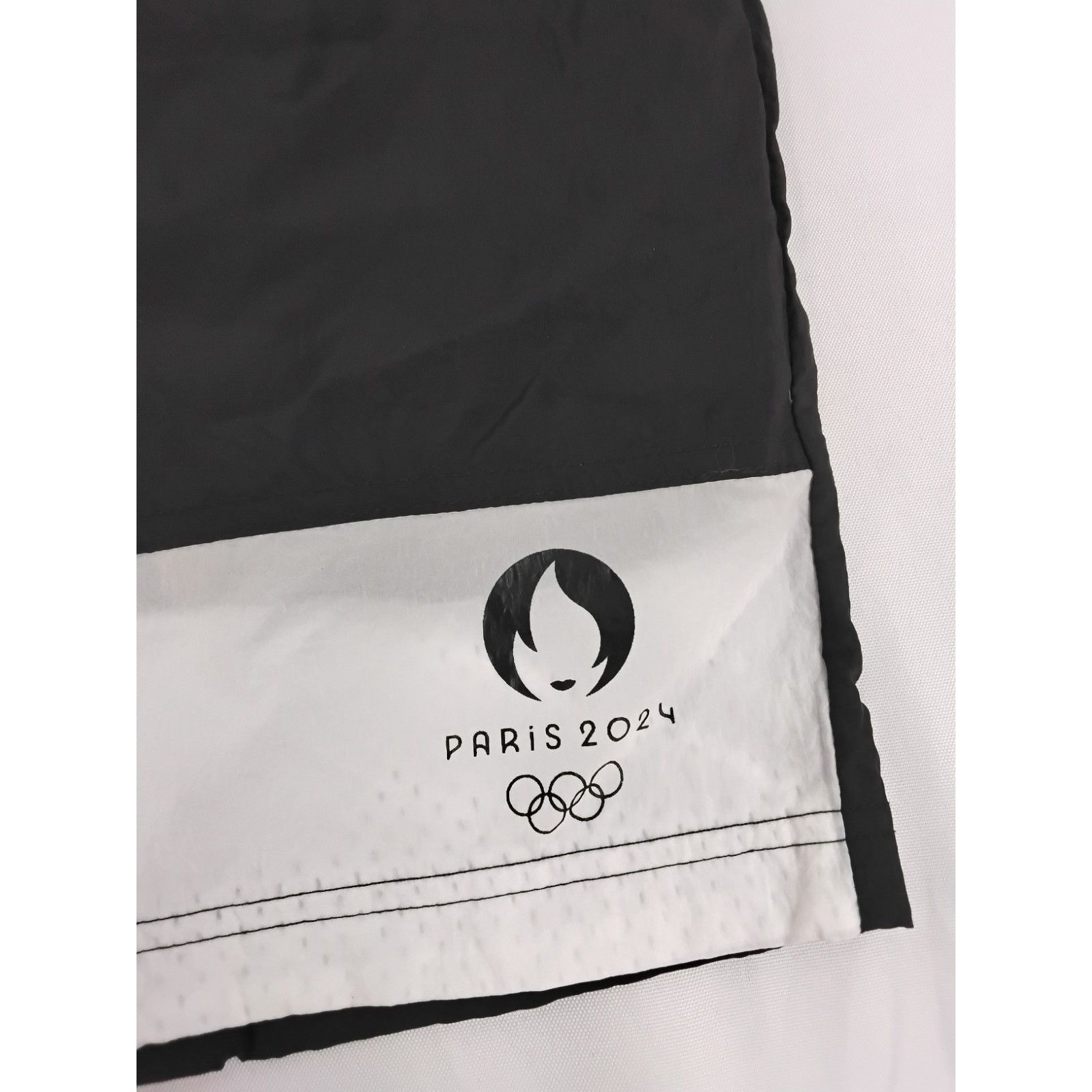 Other Paris 2024 Olympics Running Shorts Men's S Black/White NWT Size US 29 - 4 Thumbnail