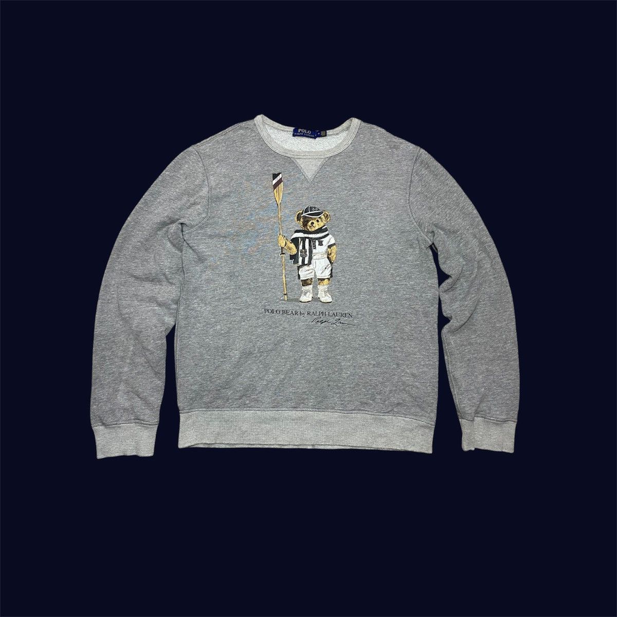 Polo Ralph Lauren Vintage polo bear by ralph lauren distressed sweatshirt Size US M / EU 48-50 / 2 - 1 Thumbnail