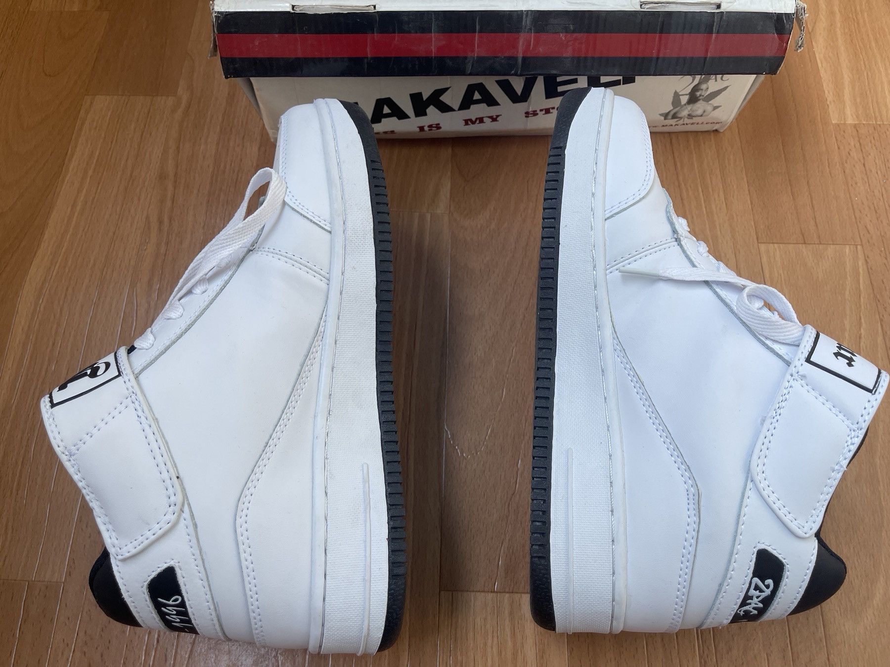 Makaveli MAKAVELI Branded sneakers, 2Pac shoes, Hi Top vintage US 9 Size US 9 / EU 42 - 10 Thumbnail