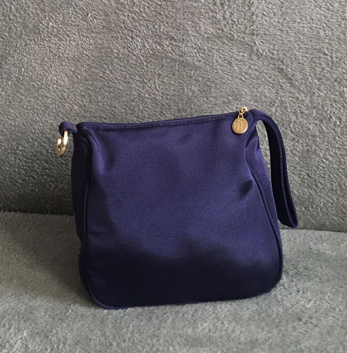 Dior Christian Dior Vintage Blue Cosmetic Travel Bag Pouch Size ONE SIZE - 3 Thumbnail
