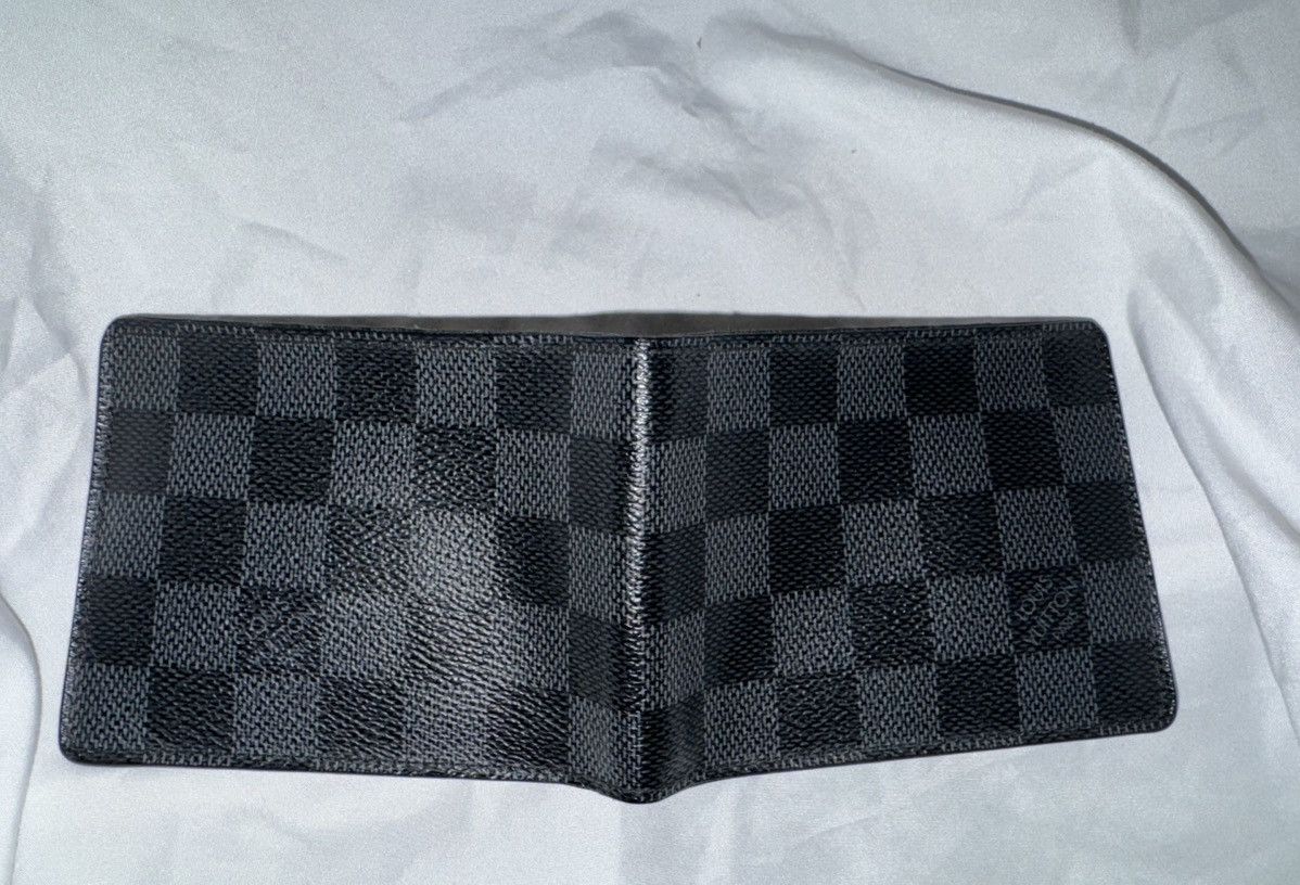 Louis Vuitton LOUIS VUITTON Damier Graphite Slender Multiple Bifold Wallet Size ONE SIZE - 5 Thumbnail