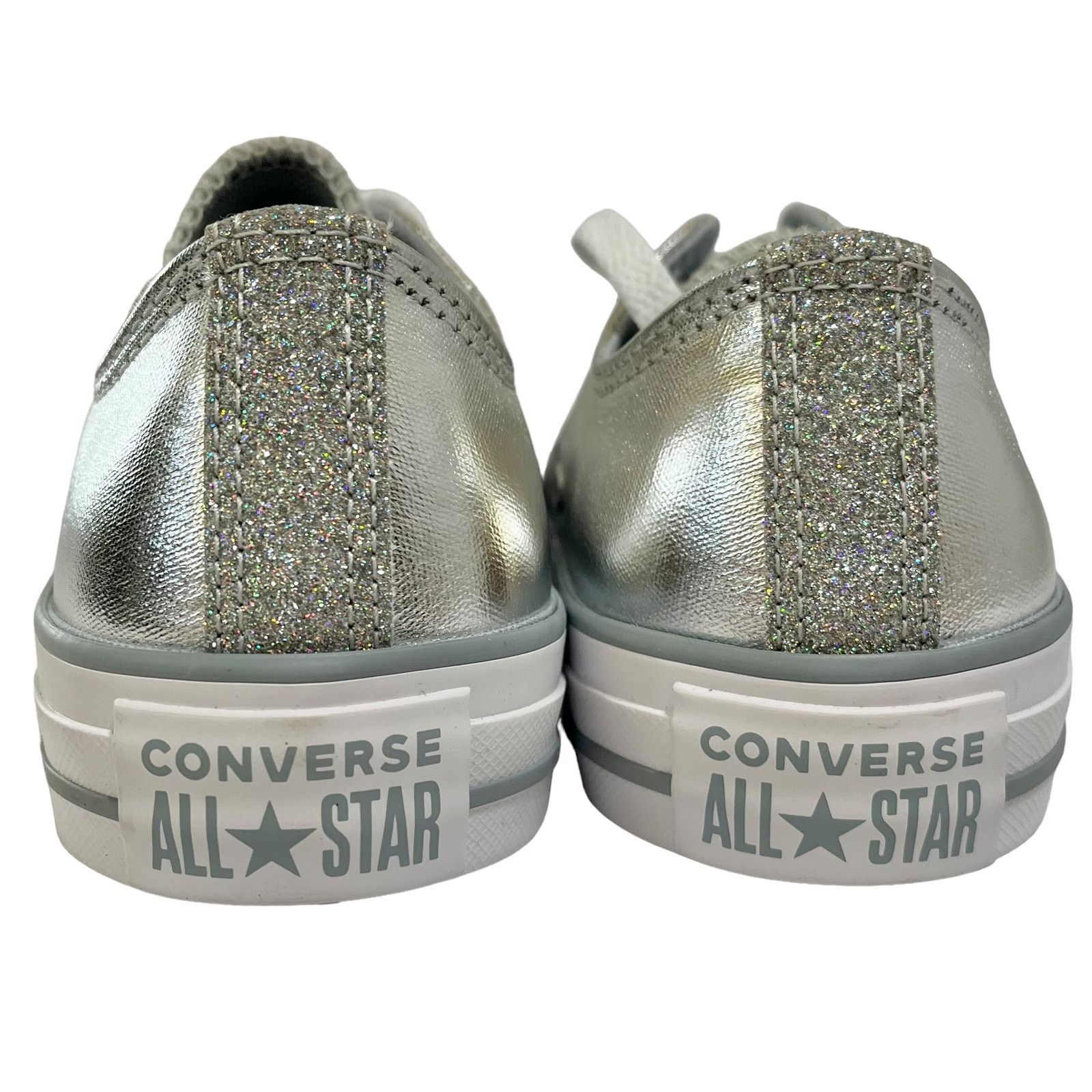 Converse NWT Converse Chuck Taylor All Star Silver Low Top Sneakers Size US 6.5 / IT 36.5 - 6 Thumbnail