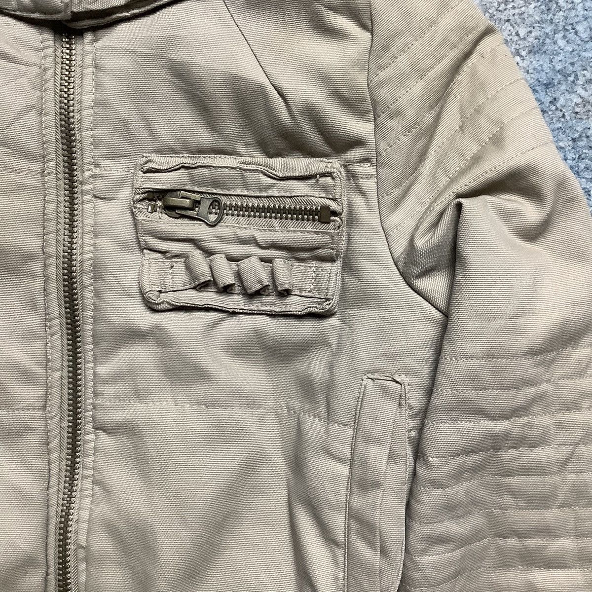 If Six Was Nine Japanese Brand Military Fur Fall Down Jacket Size US XS / EU 42 / 0 - 3 Thumbnail