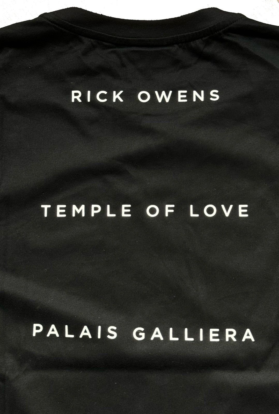 Designer Paris Exclusive RICK OWENS 26SS TEMPLE OF LOVE TEE Size US XL / EU 56 / 4 - 3 Thumbnail