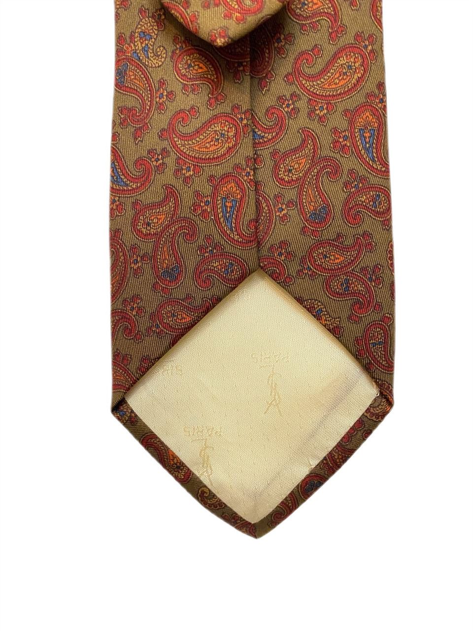 Yves Saint Laurent Yves Saint Laurent YSL Floral Abstract Silk Tie Vintage Y2K Size ONE SIZE - 6 Thumbnail