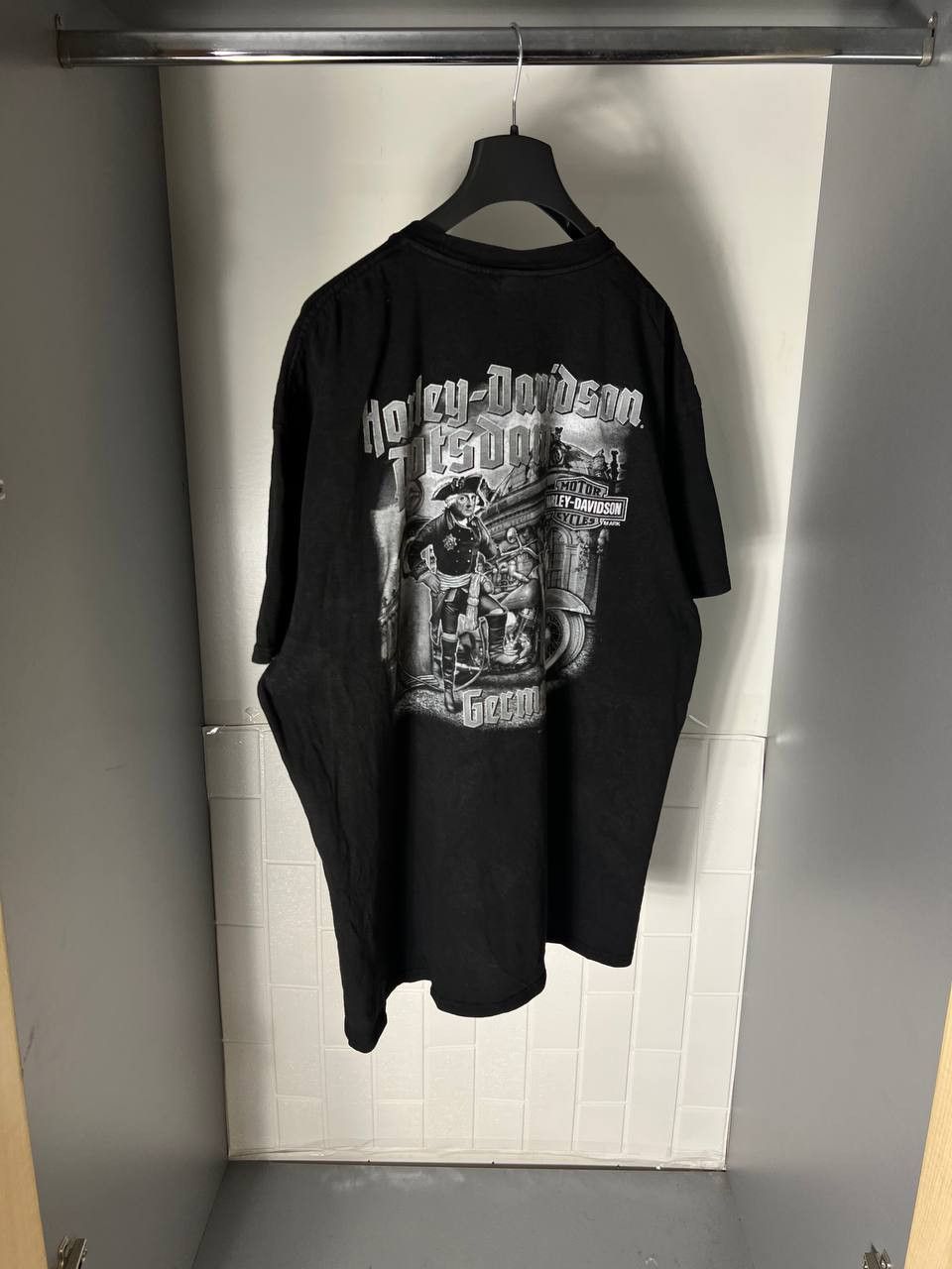 Harley Davidson VINTAGE HARLEY DAVIDSON MOTORCYCLE GERMANY T-SHIRT Y2K 90s Size US XXL / EU 58 / 5 - 6 Thumbnail