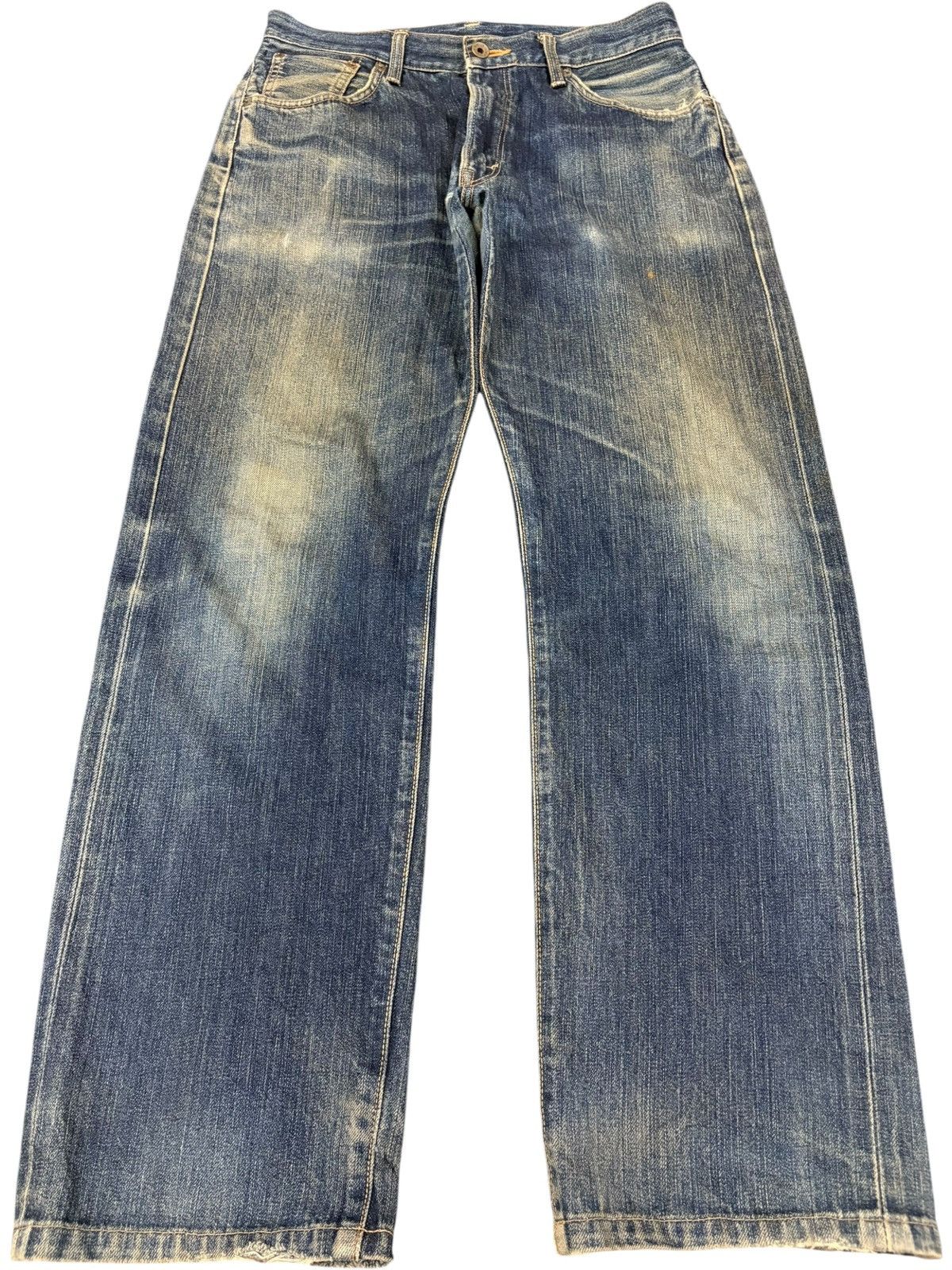 Edwin Vintage Edwin 505 Selvedge Mud Wash Loose Baggy Jeans Size US 31 - 2 Thumbnail