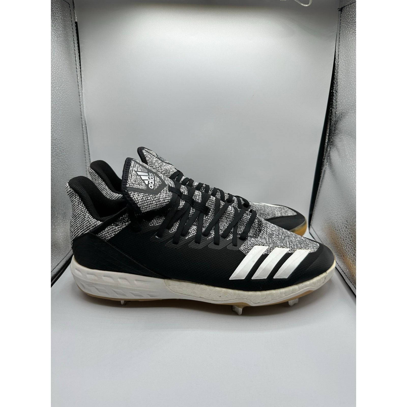 Adidas Adidas Icon 4 Boost Primknit “Oreo” Baseball Cleat size 13.5 Size US 13 / EU 46 - 3 Thumbnail