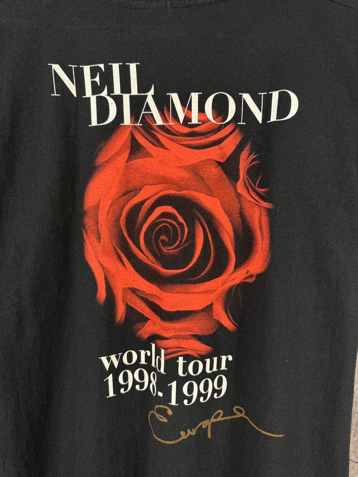 Vintage Neil Diamond 1998–1999 World Tour T-Shirt – Vintage Band Tee Size US L / EU 52-54 / 3 - 16 Thumbnail