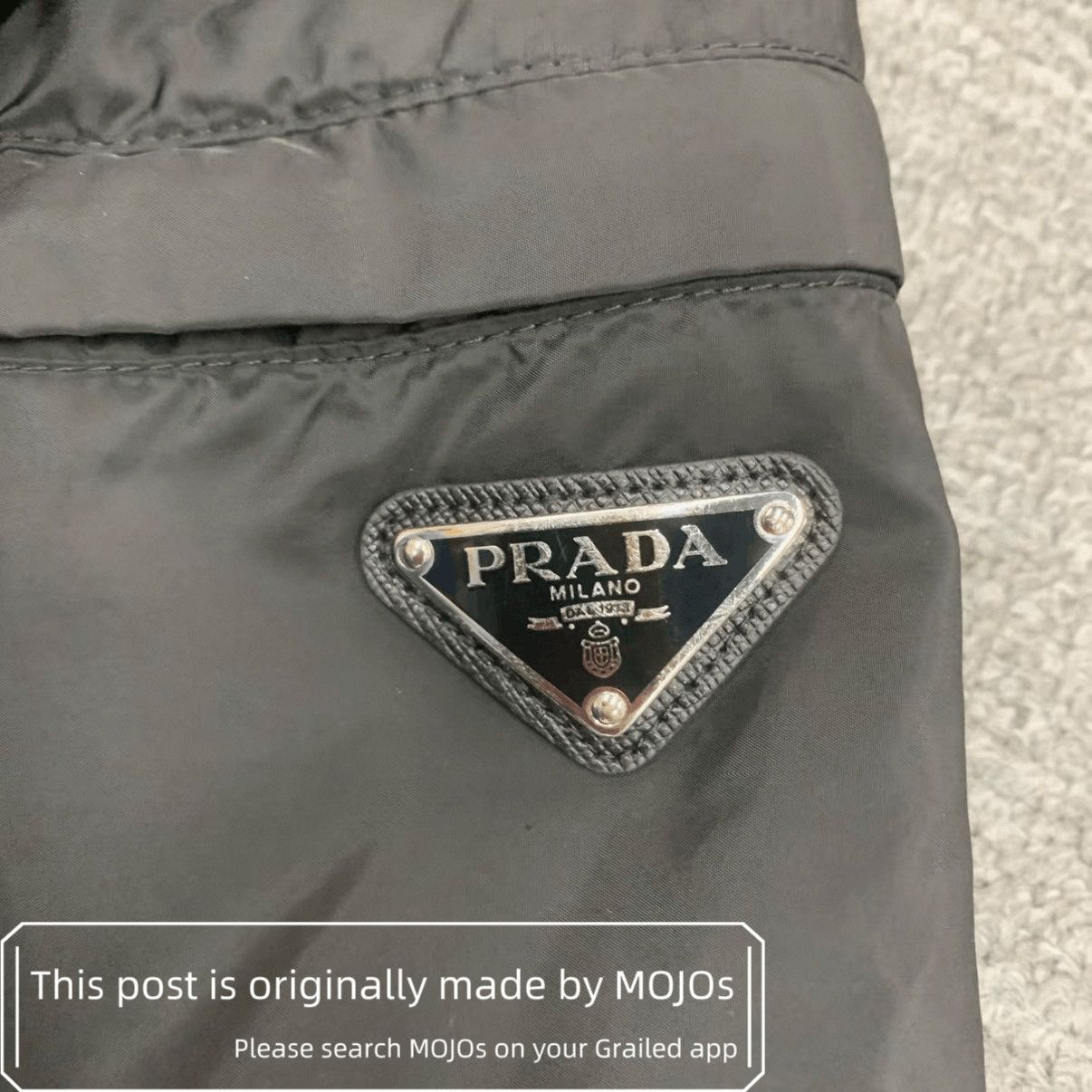 Prada Sz 52 Prada Triangle Metal Label Nylon Jacket mojos175710292 Size US L / EU 52-54 / 3 - 5 Thumbnail