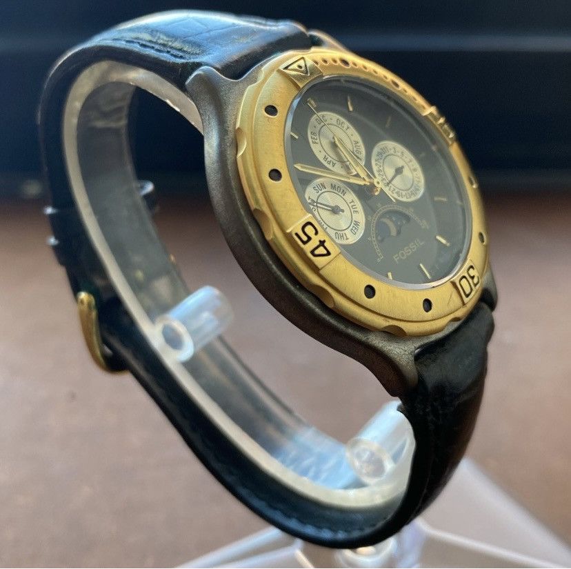 Fossil 1995 FOSSIL CHRONOGRAPH MOON PHASE WATCH BQ-8480 Size ONE SIZE - 3 Thumbnail