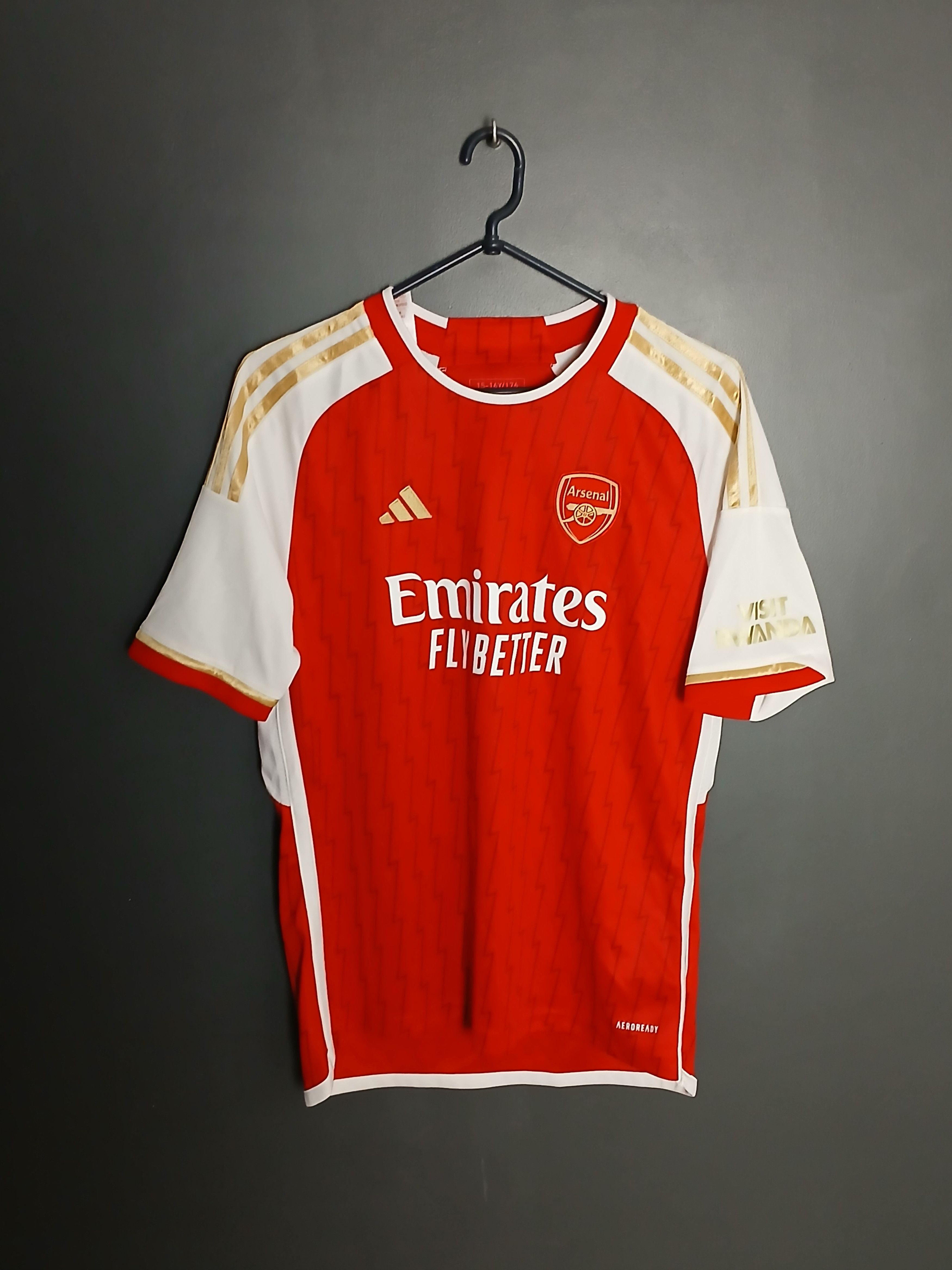 Adidas KIDS Arsenal 23/24 Home Football Jersey T-Shirt Size US S / EU 44-46 / 1 - 1 Thumbnail