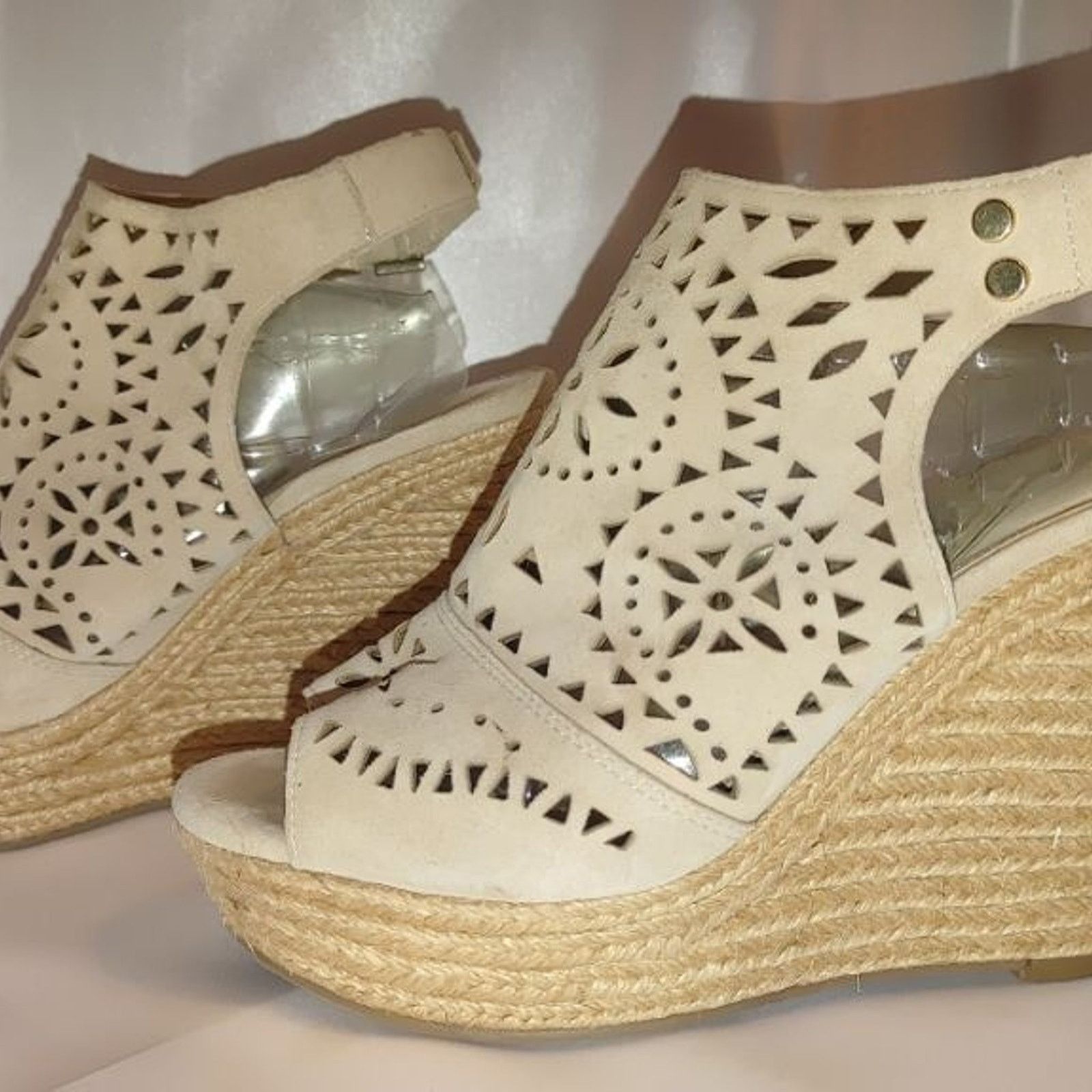 Marc Fisher Marc Fisher Harlea Wedge Sandal Size 6.5M in Color New Ambra Size US 6.5 / IT 36.5 - 2 Thumbnail