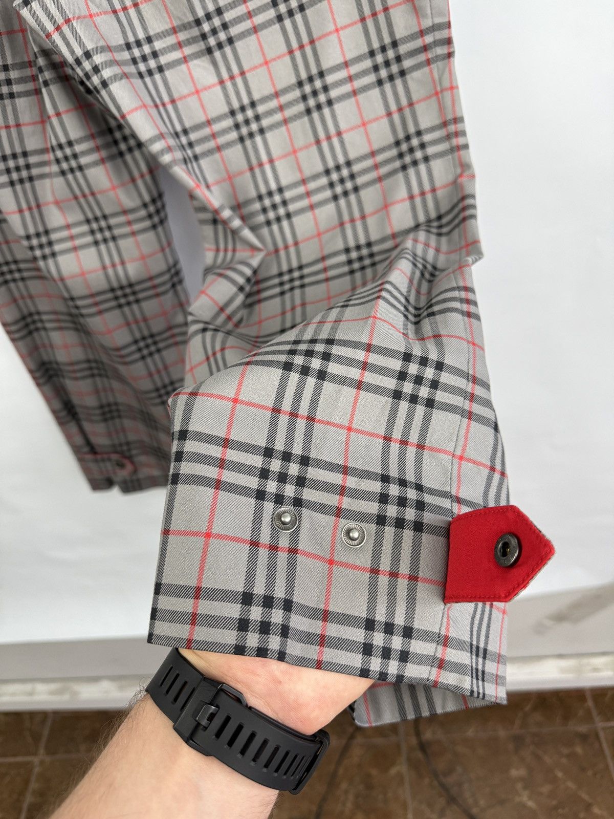 Burberry 🇬🇧 Vintage 90s Barberry Golf Nova Women Pants Rare Retro Hype Size 28" / US 6 / IT 42 - 11 Thumbnail