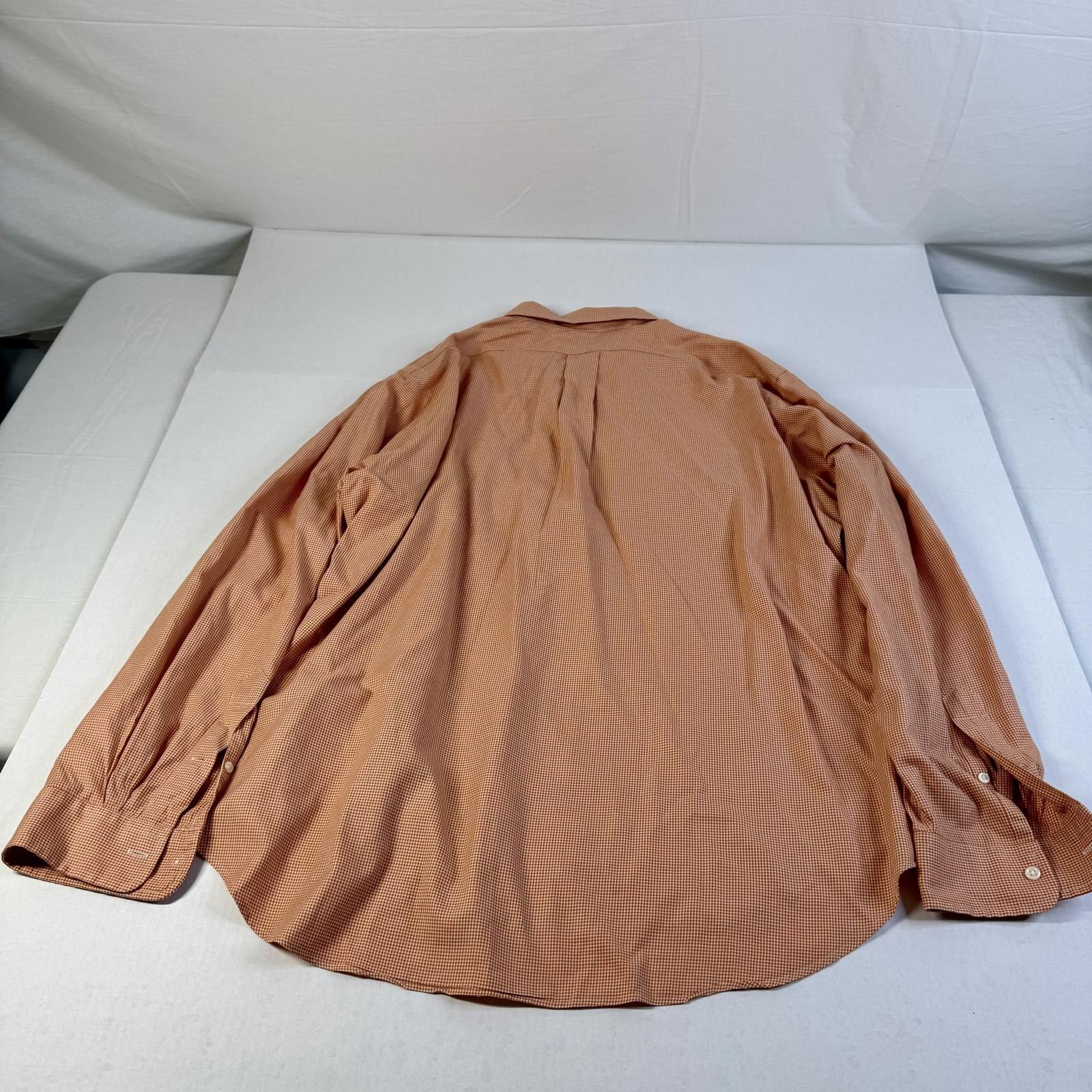 Polo Ralph Lauren Ralph Lauren Men’s Orange Long Sleeve Button Up Shirt XL Size US XL / EU 56 / 4 - 4 Thumbnail