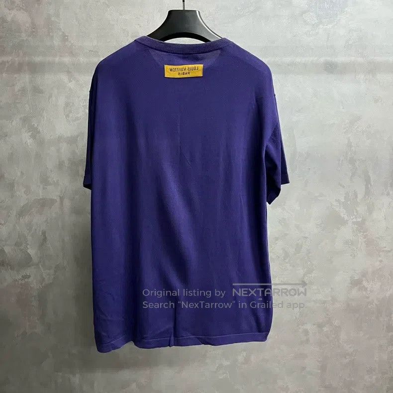 Louis Vuitton Louis Vuitton Blue monogrammed crewneck short sleeves Size US XL / EU 56 / 4 - 2 Thumbnail
