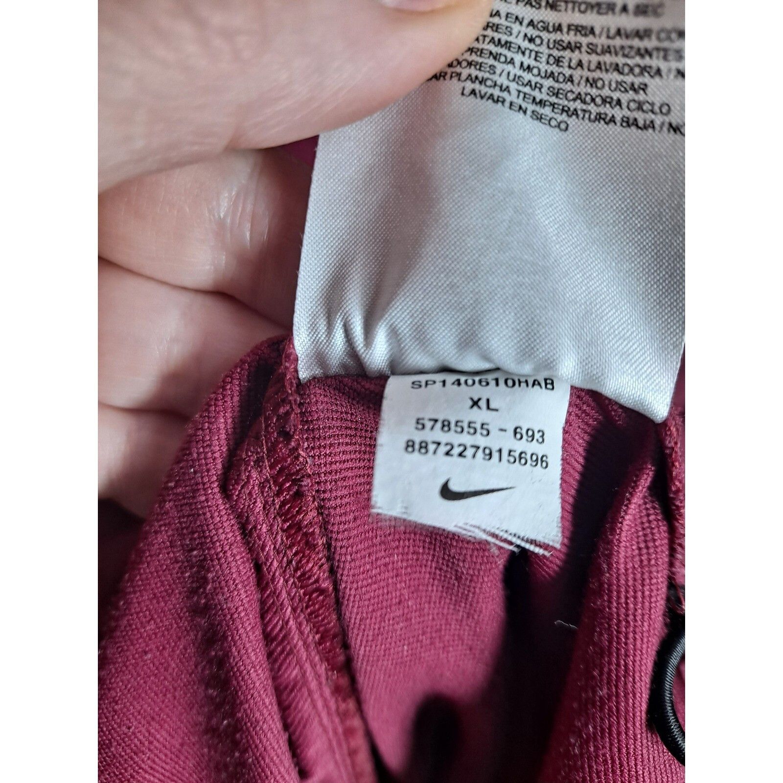 Nike Nike Pullover Jacket Baseball Team Logo Half Zip Maroon XL Size US XL / EU 56 / 4 - 7 Thumbnail