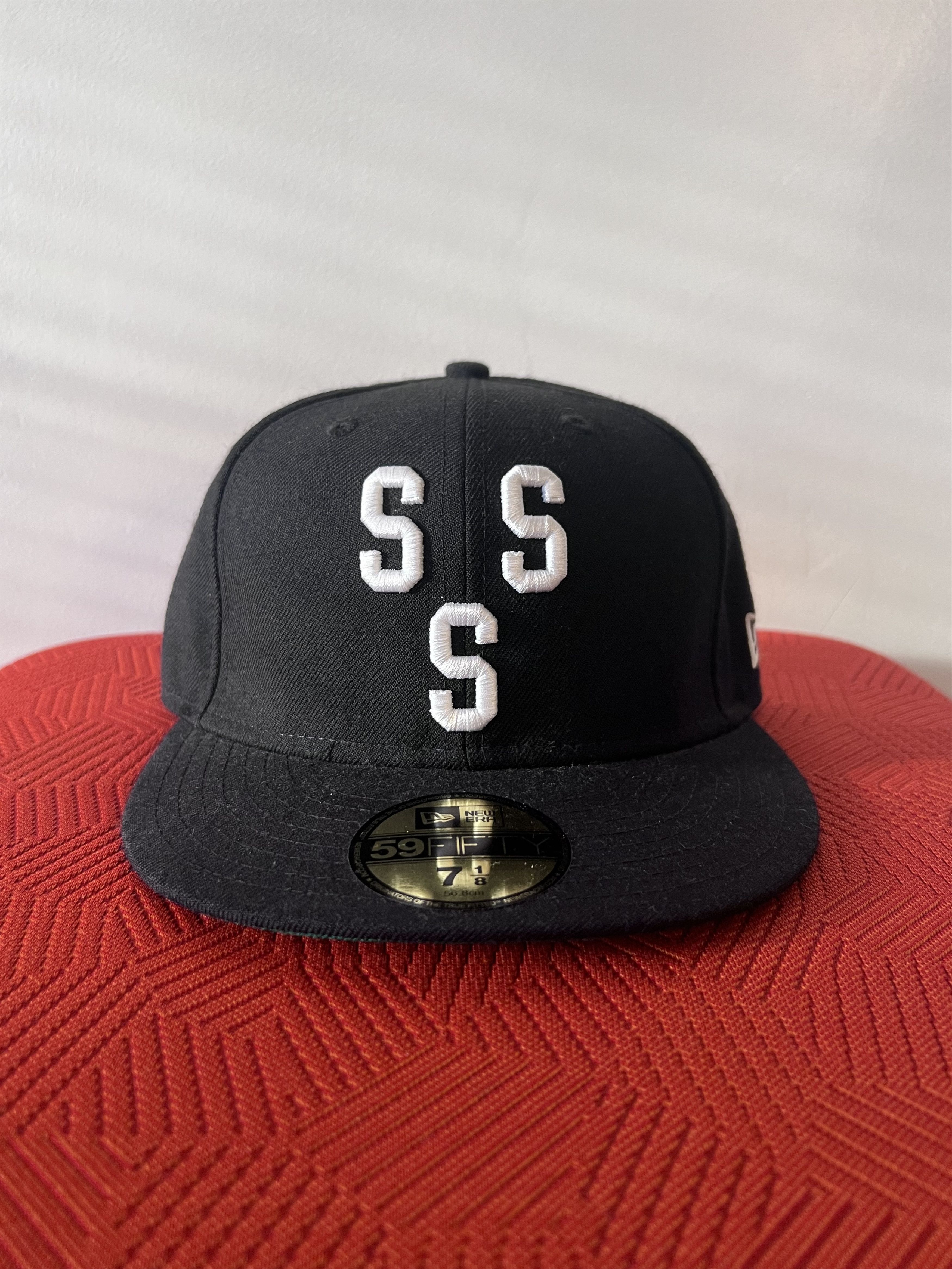 Supreme Supreme Triple S New Era Black Hat from 2008 in 7 1/8 Size ONE SIZE - 1 Thumbnail