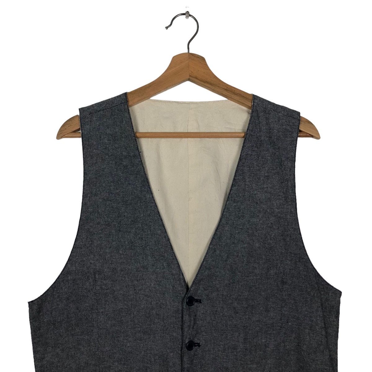 Japanese Brand 🔥2 Tones Vest Color Mix Semantic Design Issey Miyake Japan Size US L / EU 52-54 / 3 - 2 Thumbnail