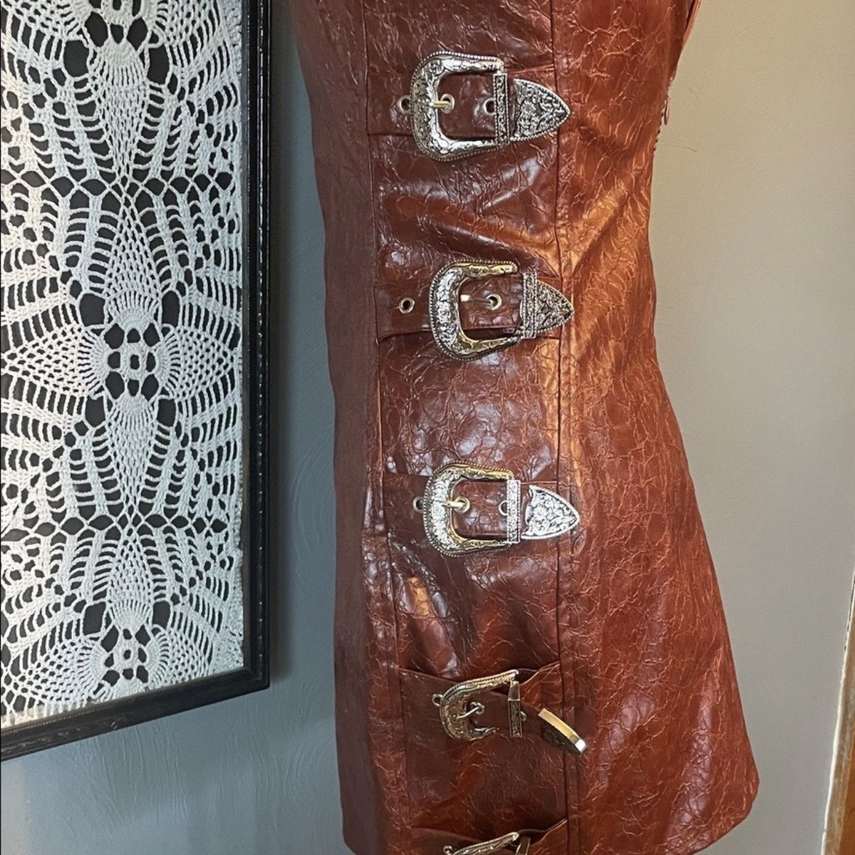 Nasty Gal Nasty gal western buckle dress Size XS / US 0-2 / IT 36-38 - 4 Thumbnail