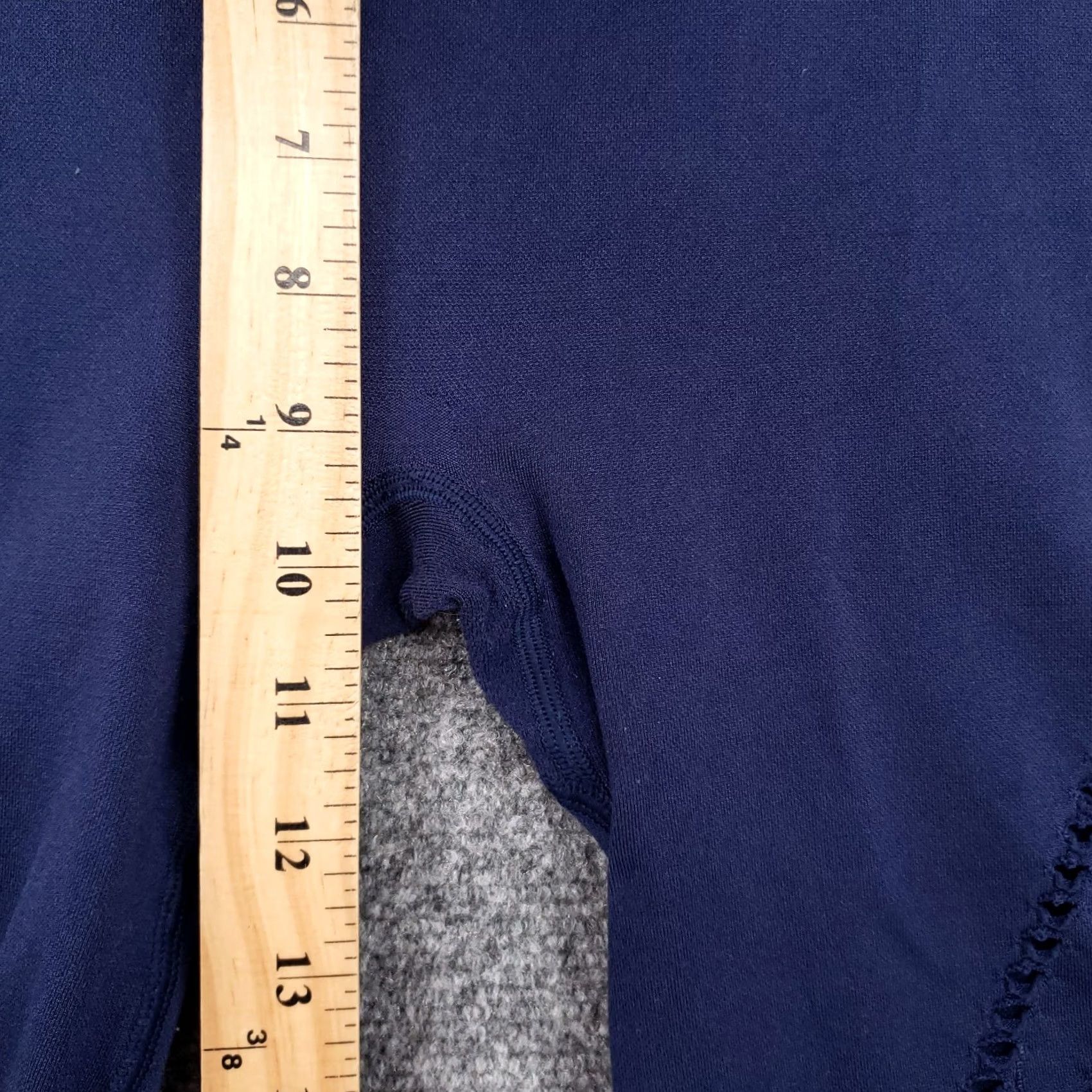 Victoria's Secret Victorias Secret Leggings Womens M Medium Blue High Waisted Cut Out Crop Gym Size 32" / US 10 / IT 46 - 7 Thumbnail