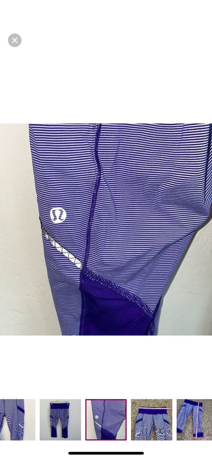 Lululemon Lululemon run for fun crop leggings size 4 Size 27" / US 4 / IT 40 - 4 Thumbnail