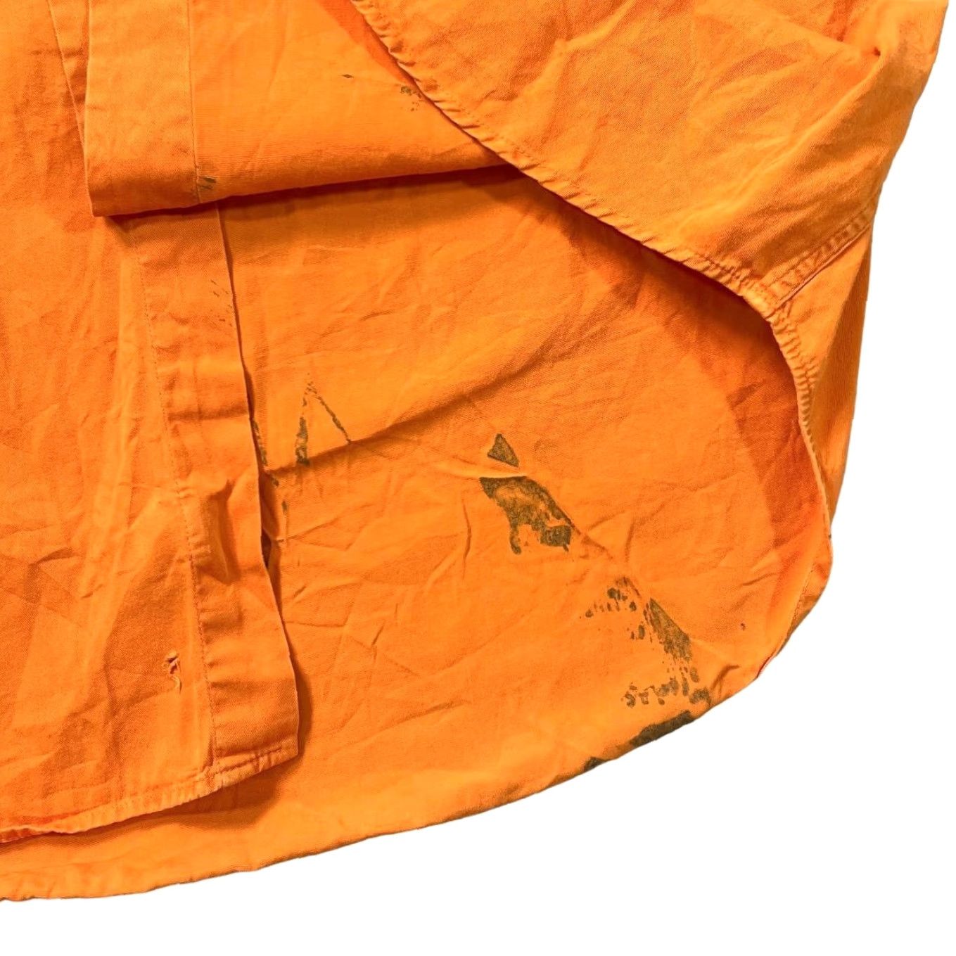 Napapijri Napapijri Embroidered Mini Logo Orange Long Sleeve Button-Up Shirt M Womens? Size US M / EU 48-50 / 2 - 7 Thumbnail