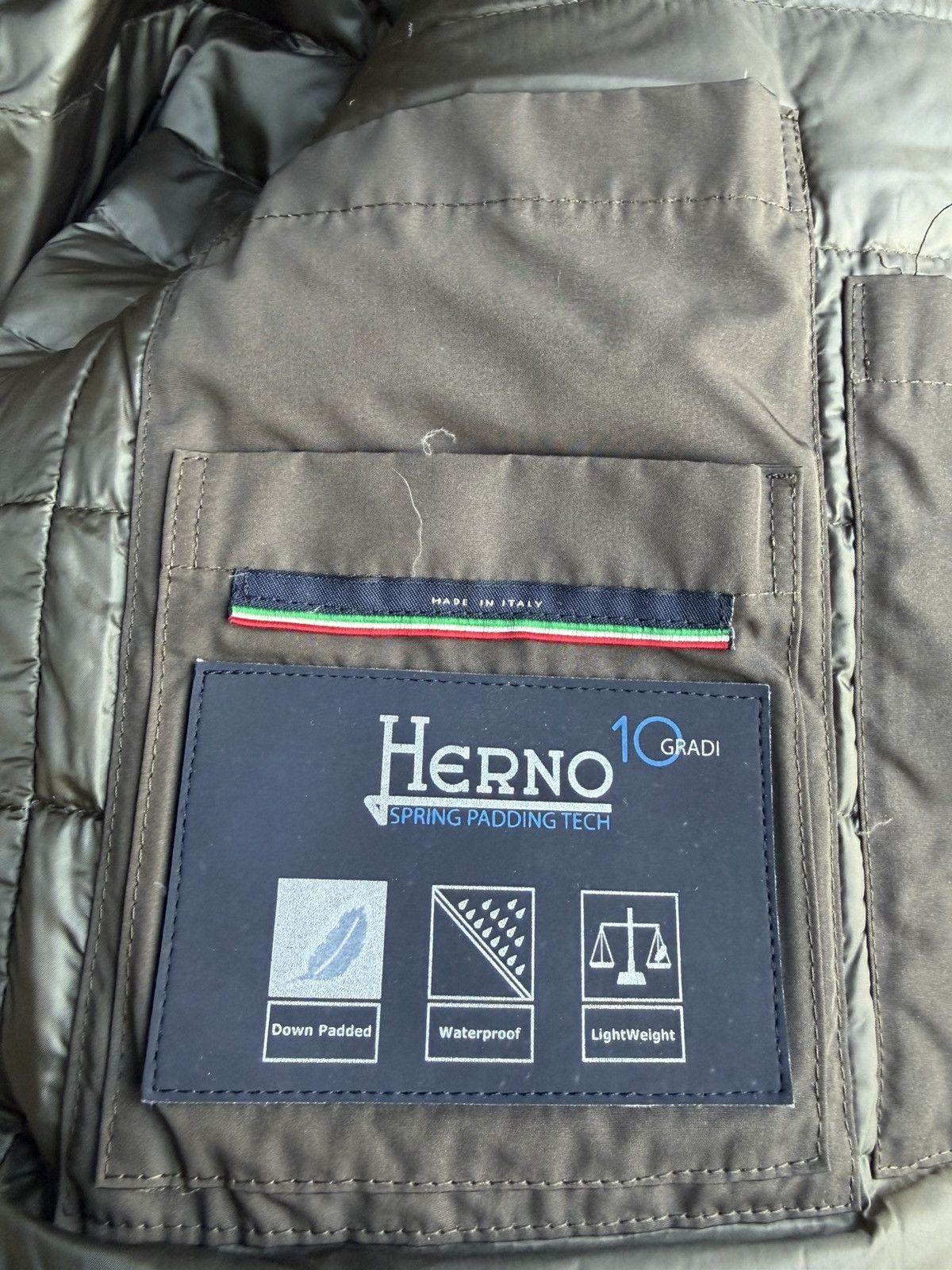 Herno HERNO Down Jacket Waterproof Down Padded men’s size EU 50 Size US M / EU 48-50 / 2 - 15 Thumbnail