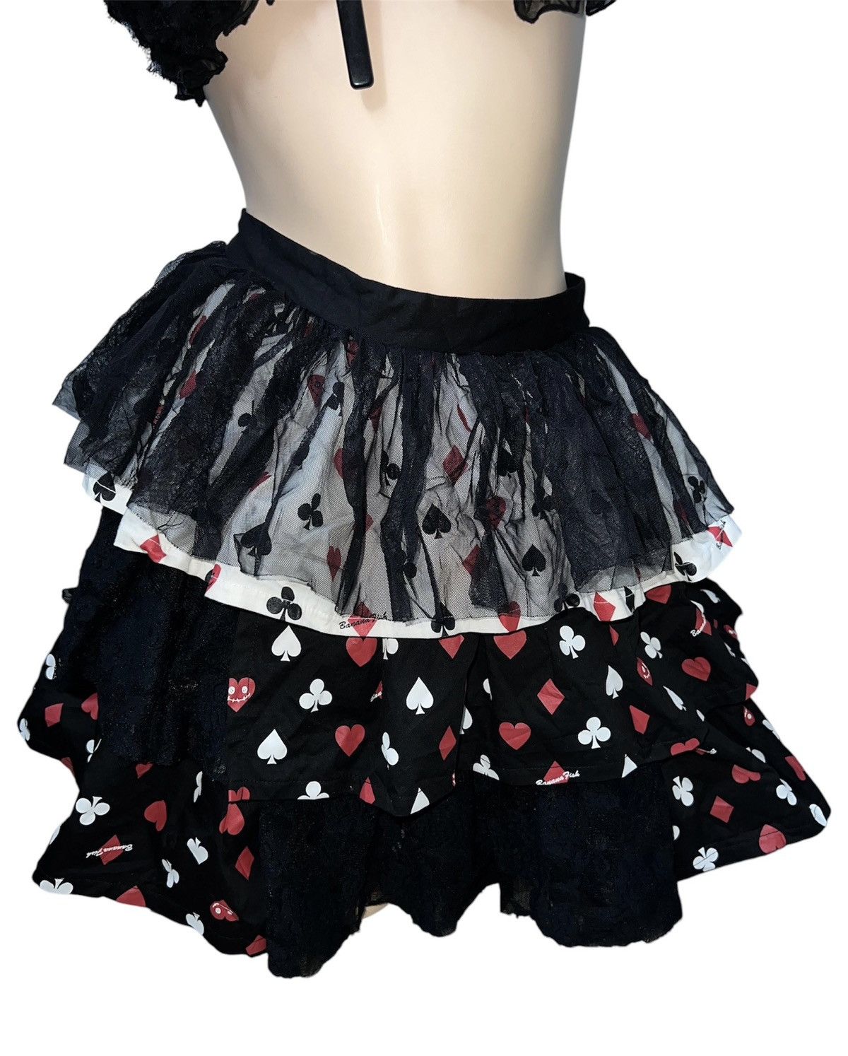 Vivienne Westwood Banana fish playing card layered skirt ♥️♣️♠️♦️ Size 26" / US 2 / IT 38 - 2 Thumbnail