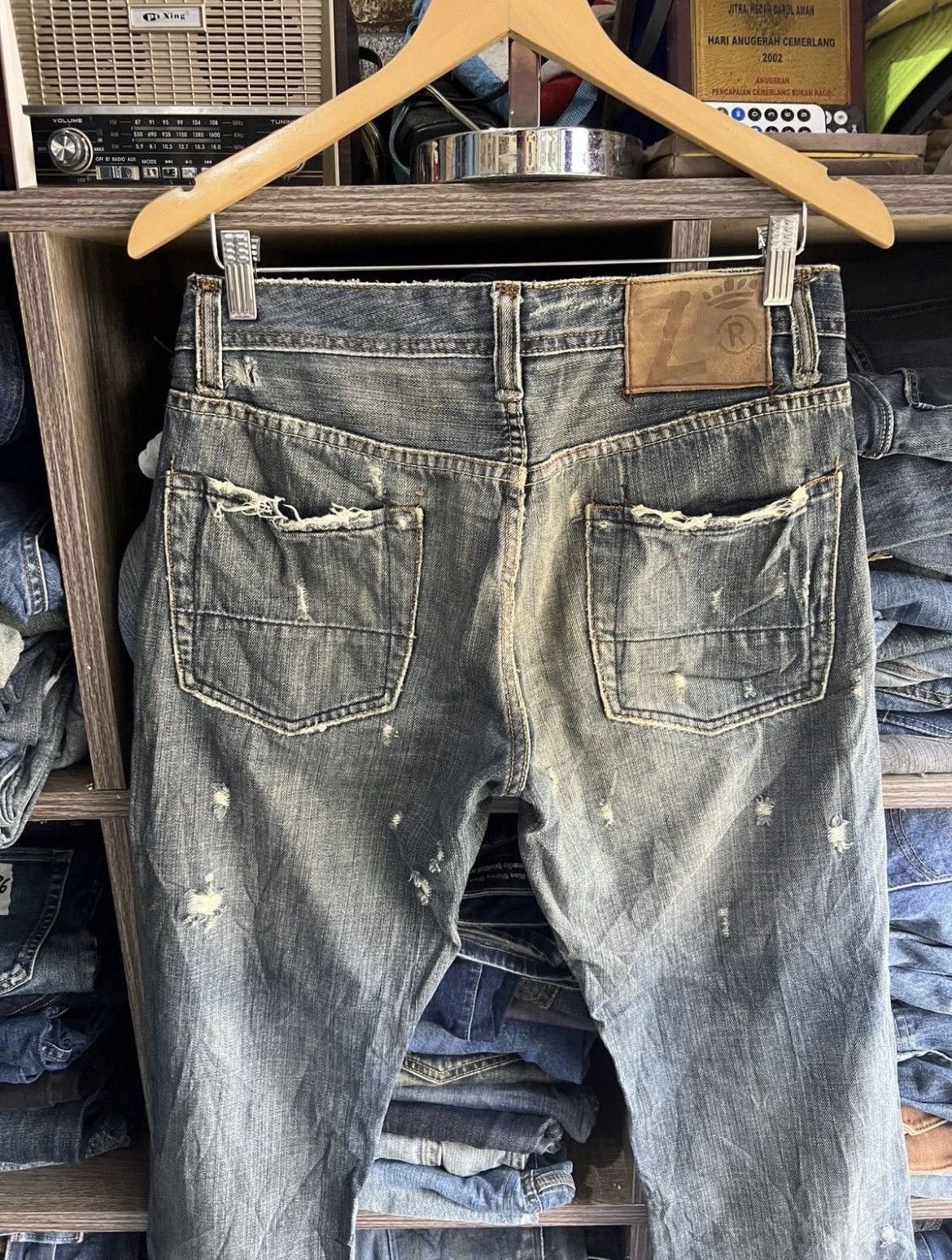 Z Brand 🔥Vintage Z Brand Distressed Denim Size US 31 - 12 Thumbnail